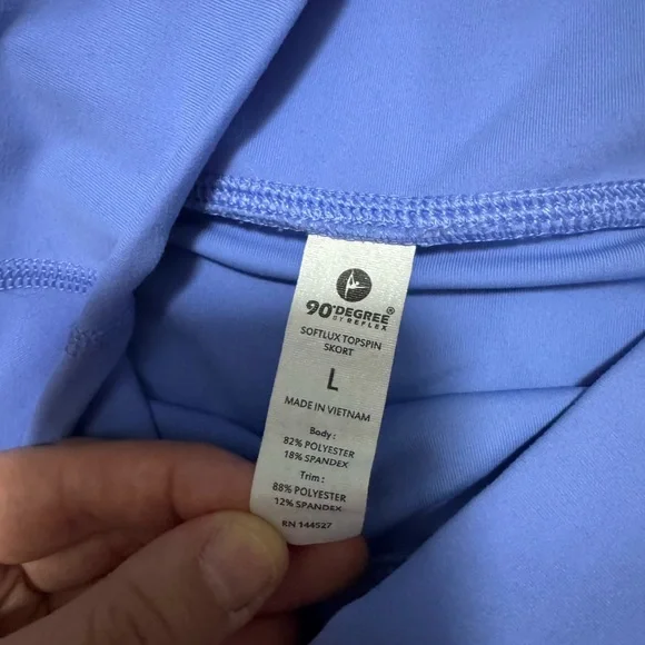 90 Degree By Reflex Vibrant Blue Skater Skirt - Picture 3 of 3